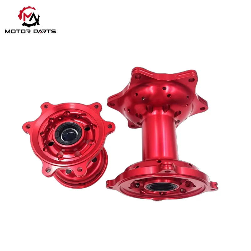 Zestaw aluminiowych piast kół przednich i tylnych CNC do Hondy CRF250R CRF450R