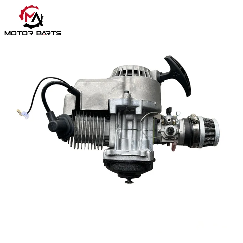 Silnik motocykla 49 cm3 z rozrusznikiem ciągnionym